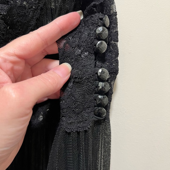 🚫SOLD🚫 Vintage Betsey Johnson Sheer Mesh & Lace Dress - Picture 6 of 7